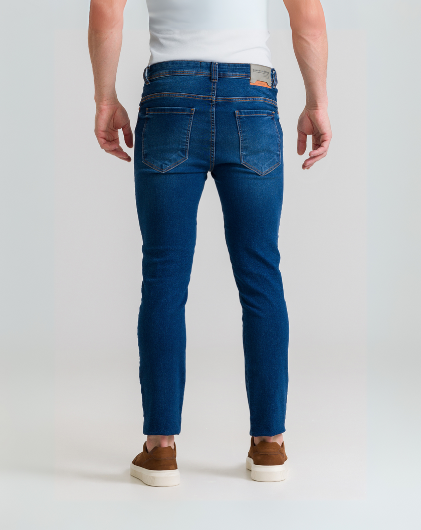 Calça Jeans Skinny - Marinho