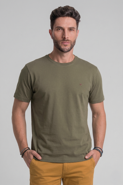 T-Shirt Básica Masculina 100% Algodão