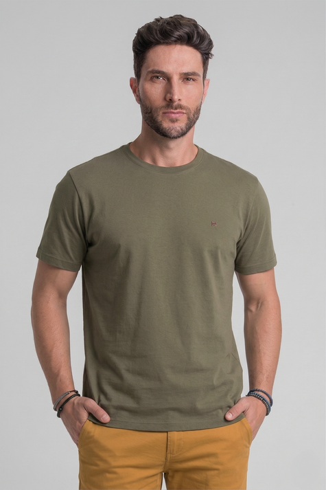 T-Shirt Básica Masculina 100% Algodão
