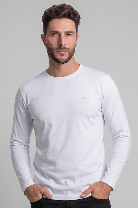 CAMISA  BÁSICA MANGA LONGA