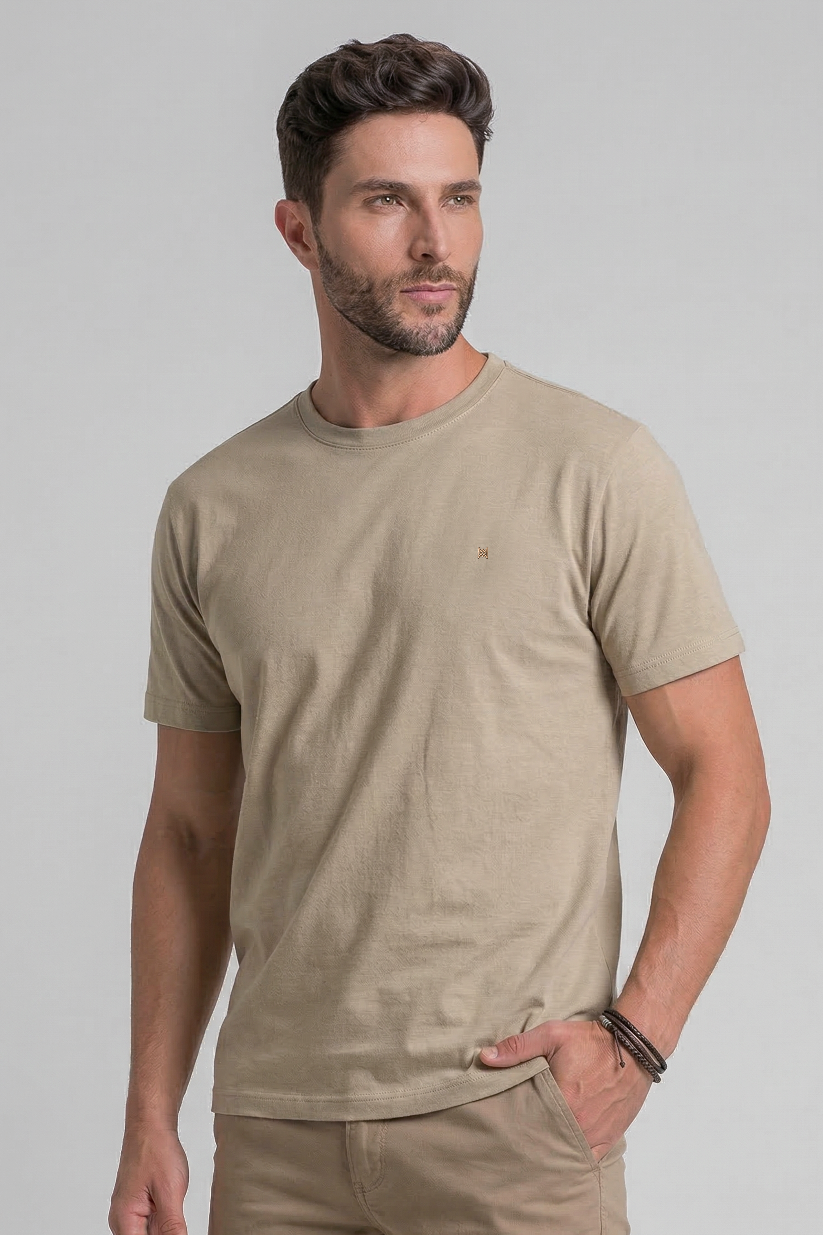 CAMISETA BÁSICA PREMIUM EM ALGODÃO PIMA