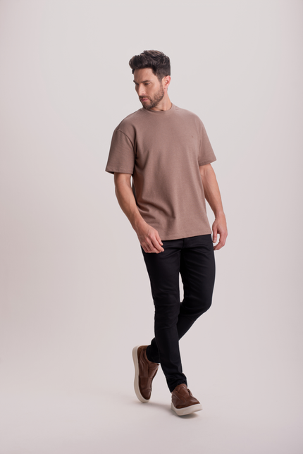 Camiseta em Crochê Aveludado Mioche