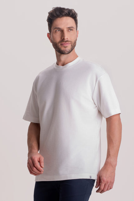 Camiseta Masculina Oversized em Malha Versa