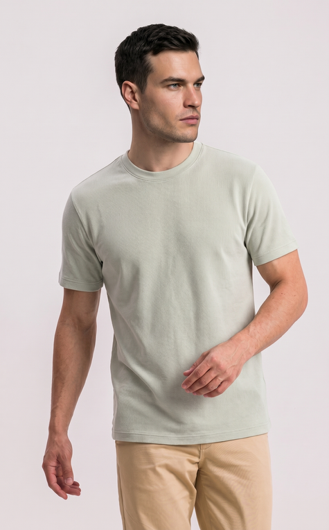 Camiseta Masculina em Malha Fante