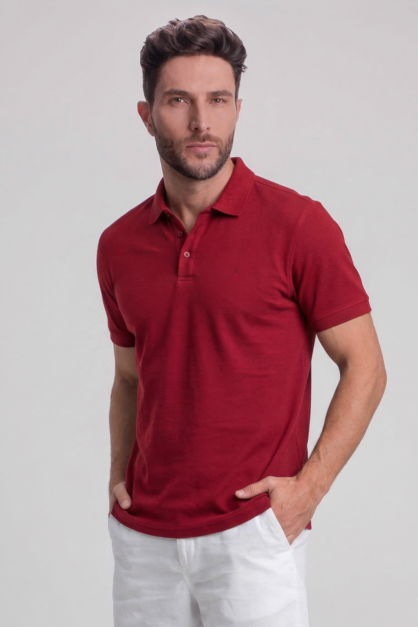 CAMISA POLO EM PIQUET