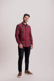 CAMISA TINKER XADREZ MANGA LONGA