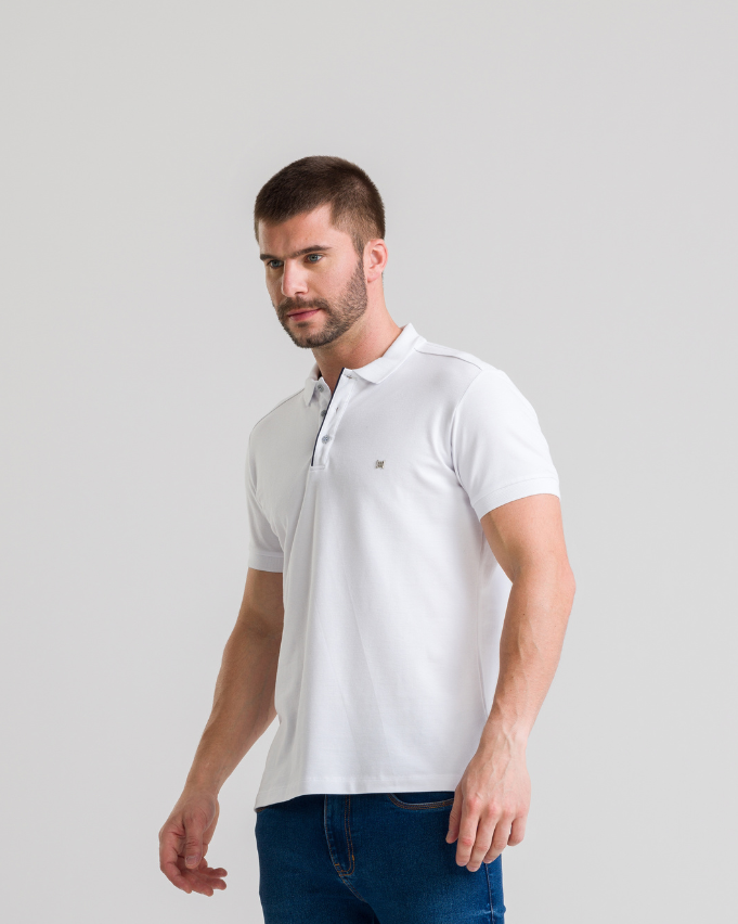 CAMISETA POLO PIQUET SHAPE LISA