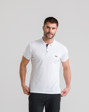 Camiseta Polo Piquet Shape Logo