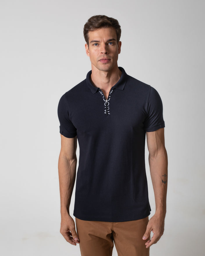 POLO PIQUET SEED ZÍPER