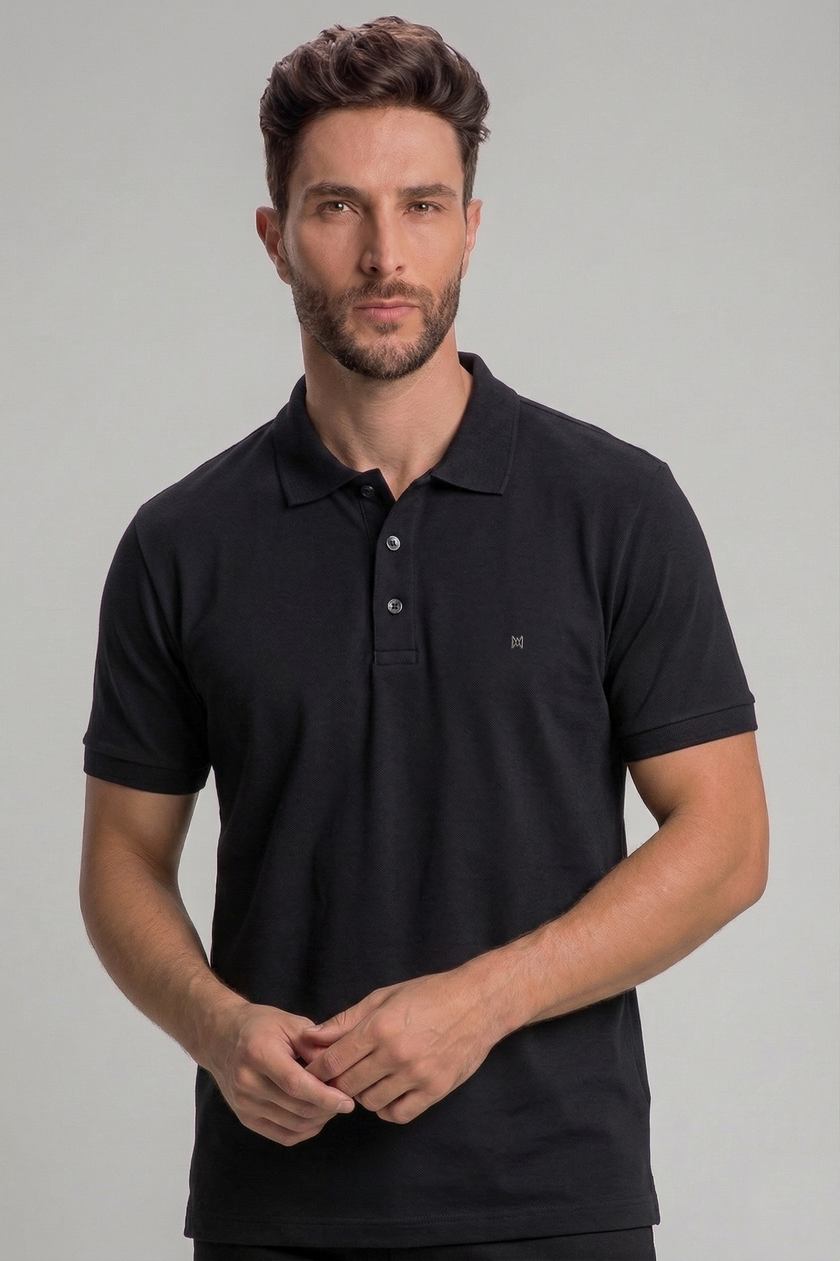 Camisa Polo Masculina Premium em Cotton Pima