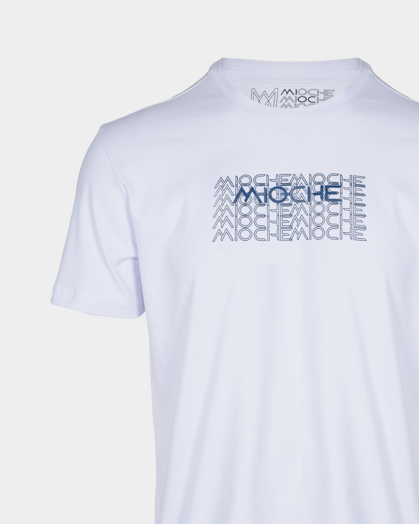 T-shirt em Algodão Logo Metalizada