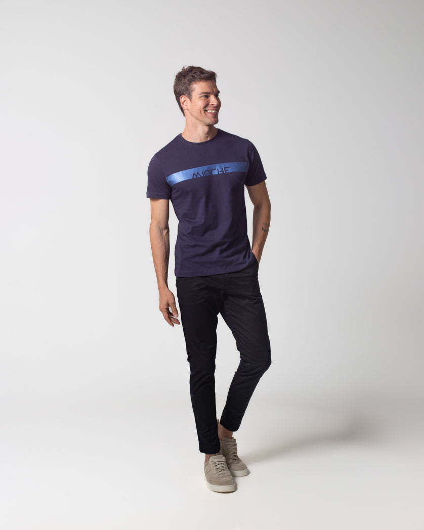 T-SHIRT LOGO METALIZADA