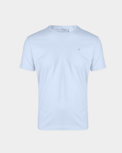 T-SHIRT BASICA/C APLICAÇÃO LOGO