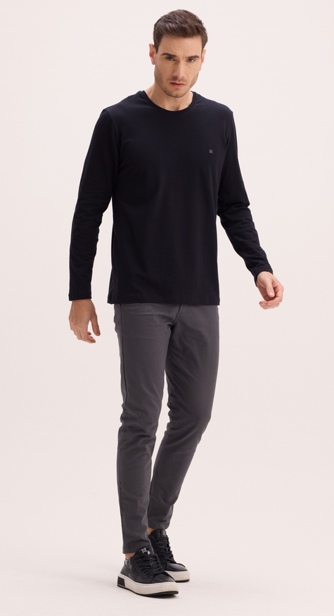 CAMISA  BÁSICA MANGA LONGA