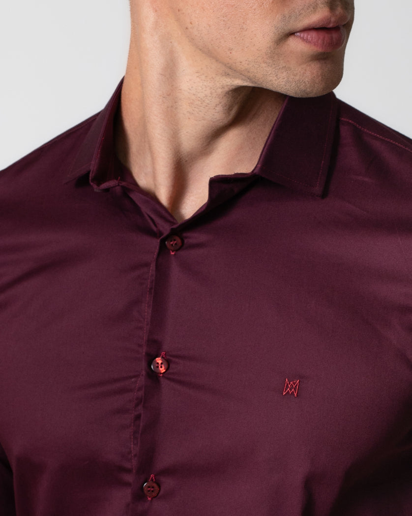 CAMISA BÁSICA/ACETINADO