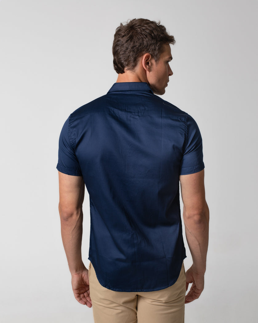 CAMISA BÁSICA/ACETINADO