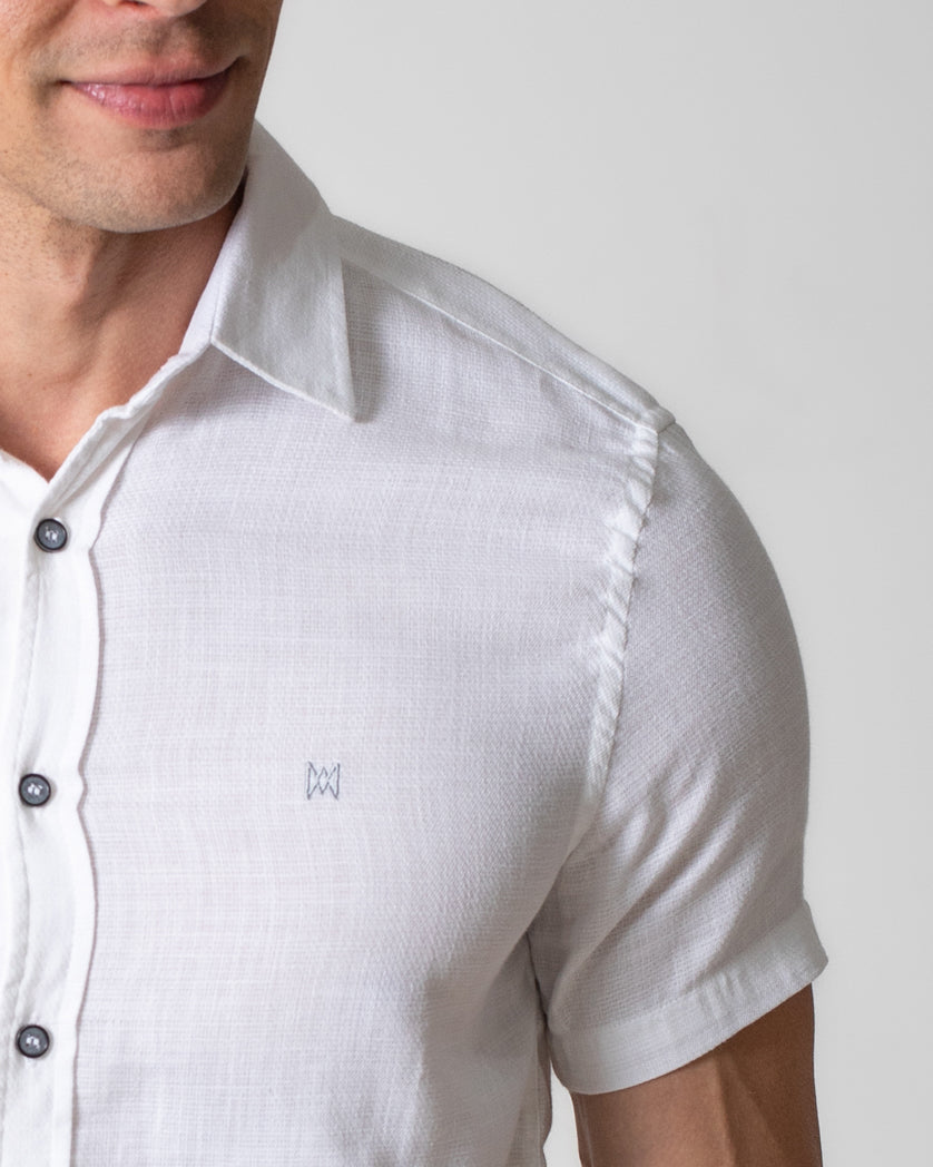 Camisa Manga Curta Slim