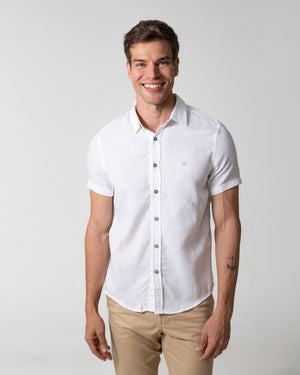 Camisa Manga Curta Slim