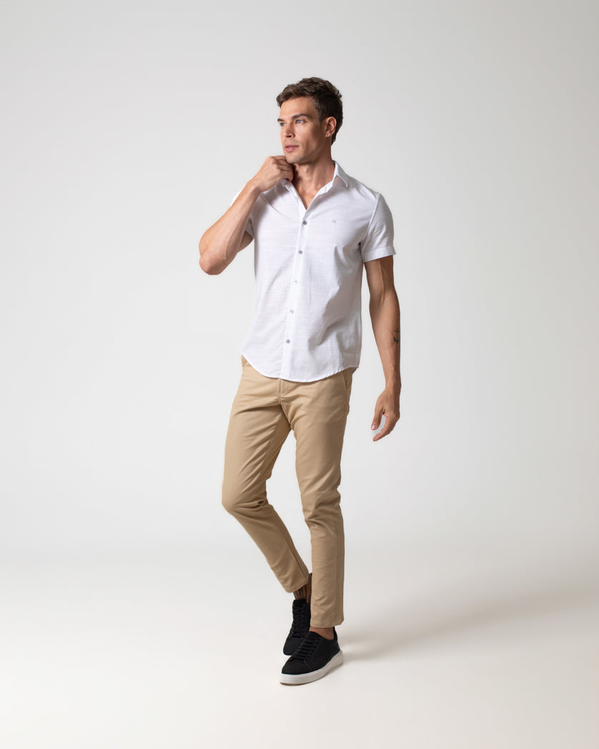 CAMISA MANGA CURTA MARMORIZADA