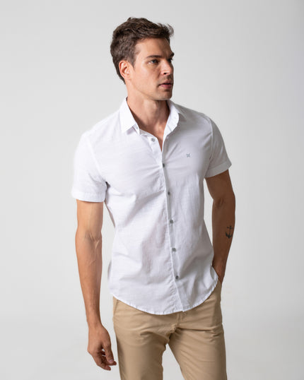 CAMISA MANGA CURTA MARMORIZADA