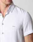 CAMISA MANGA CURTA VISCOSE LINEN LOOK KATE