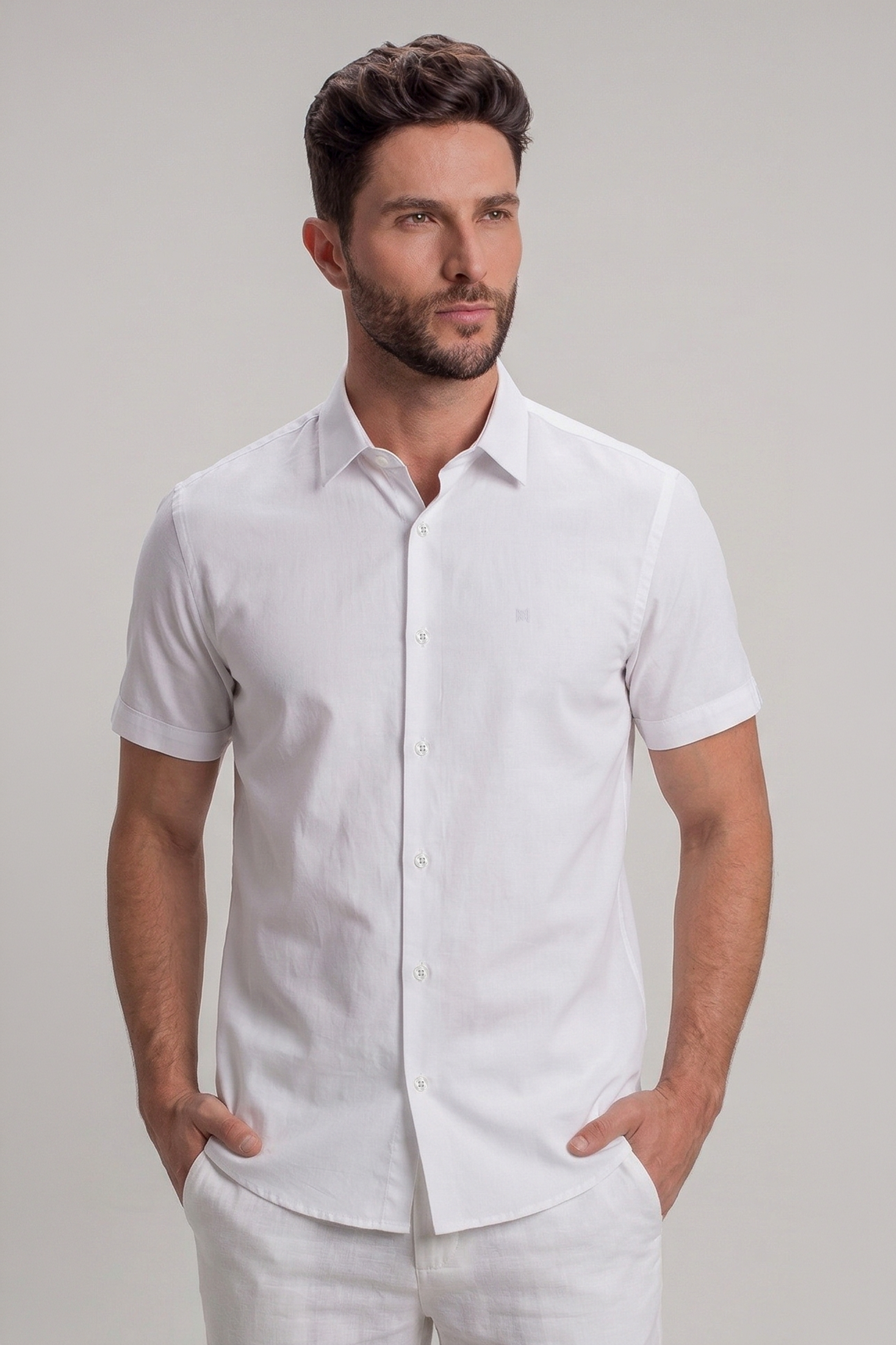 Camisa Básica Pucci Manga Curta