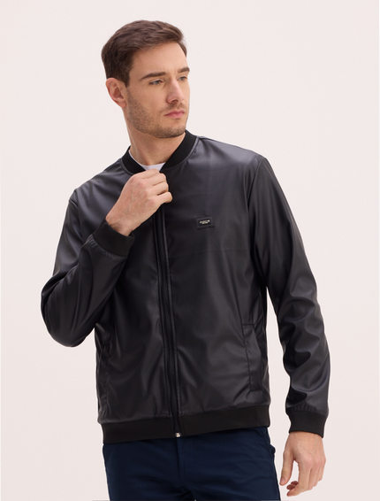 Jaqueta Bomber Masculina em Courino Mioche