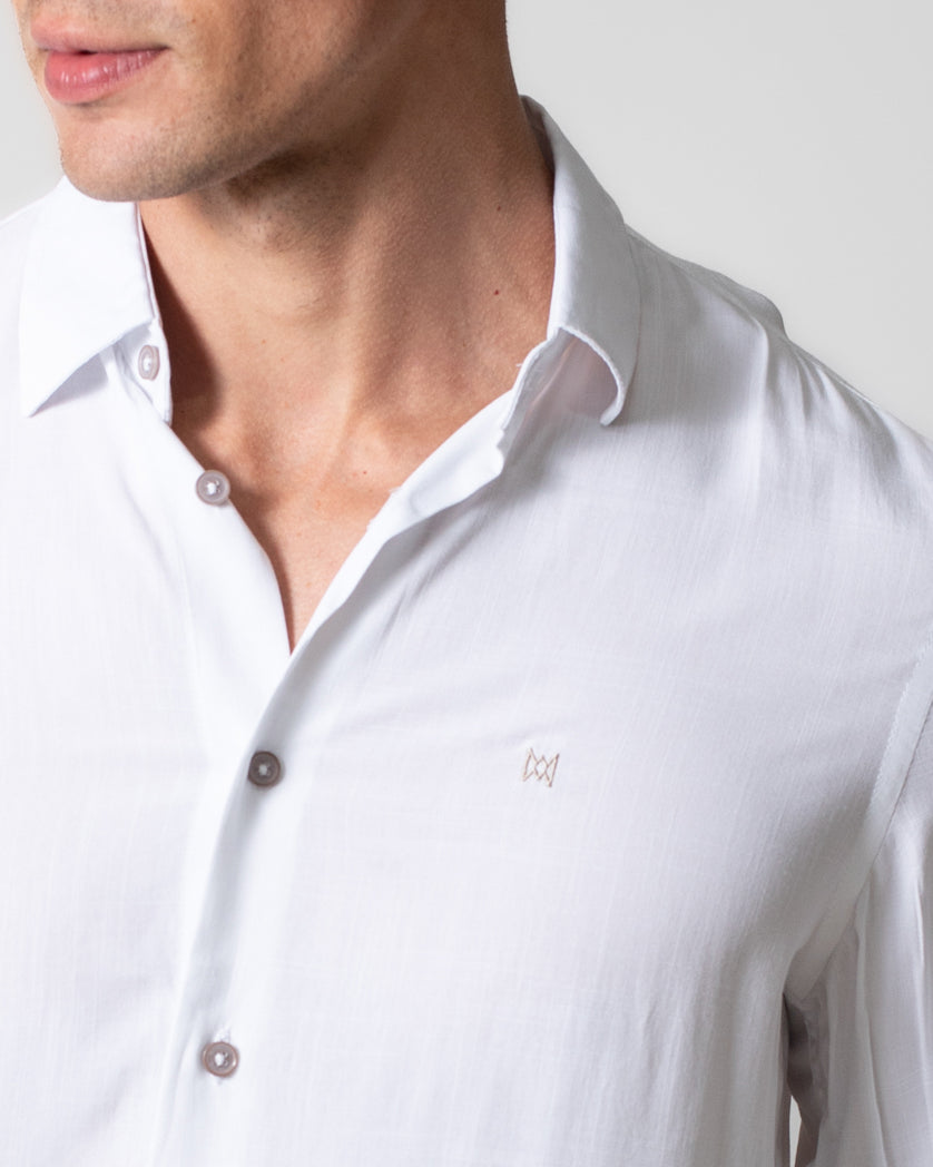 CAMISA MANGA LONGA VISCOSE LINEN LOOK KATE