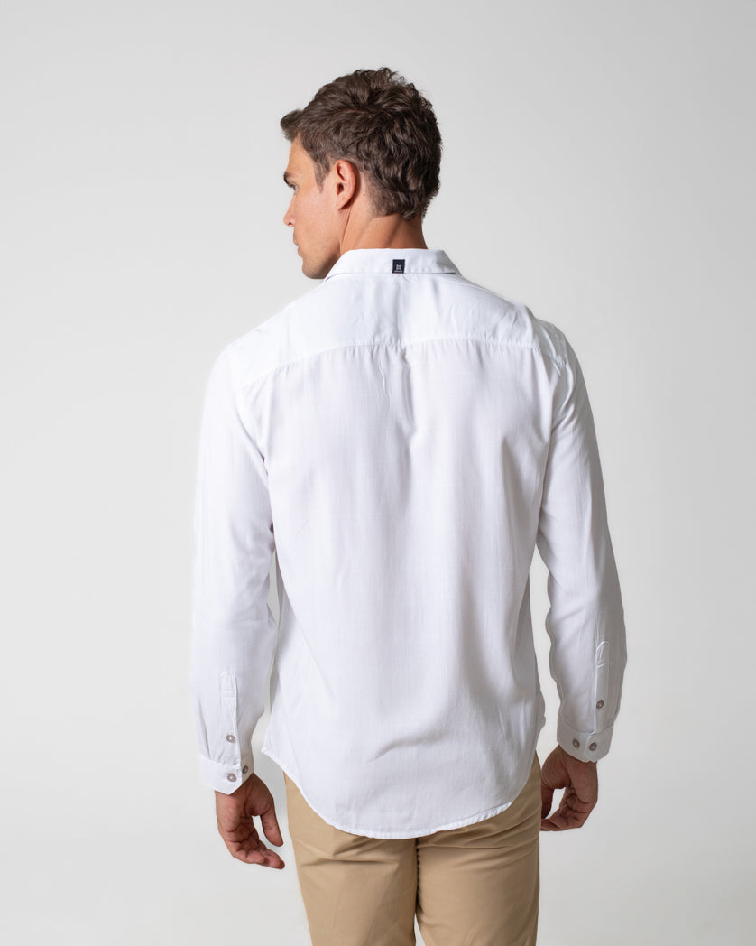CAMISA MANGA LONGA VISCOSE LINEN LOOK KATE