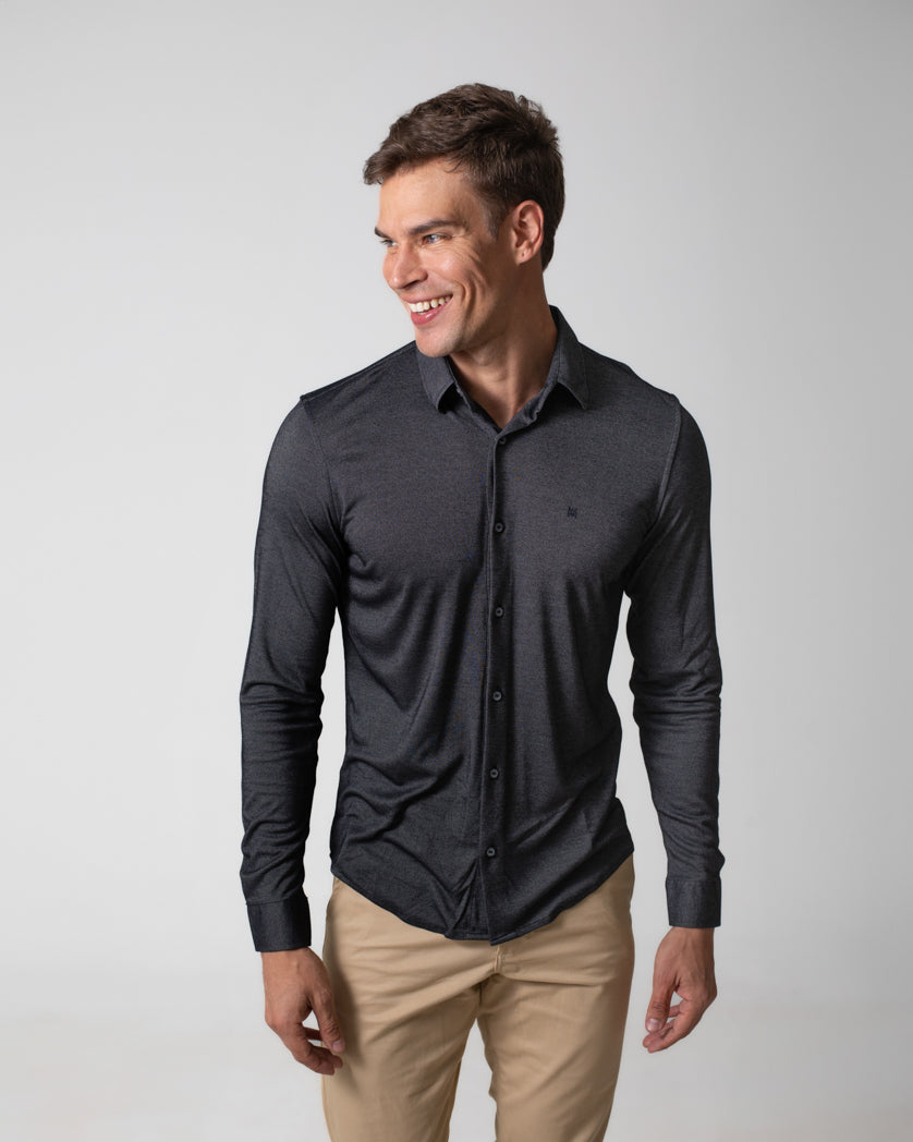 CAMISA MANGA LONGA MALHA IMPALA
