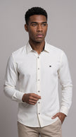 Camisa Prada Span Fluid Manga Longa