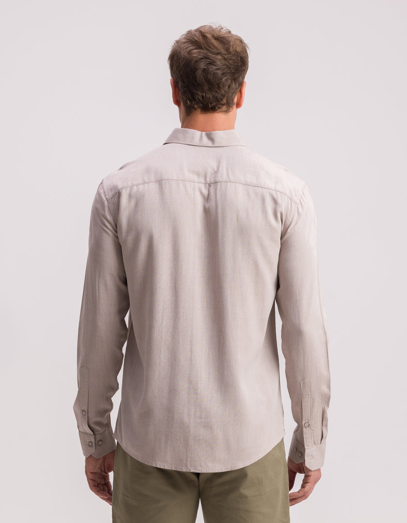 CAMISA MANGA LONGA FLOW CHAMBRAY