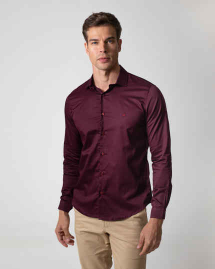 CAMISA MANGA LONGA BÁSICA/ACETINADO