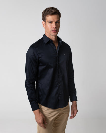 CAMISA MANGA LONGA BÁSICA/ACETINADO