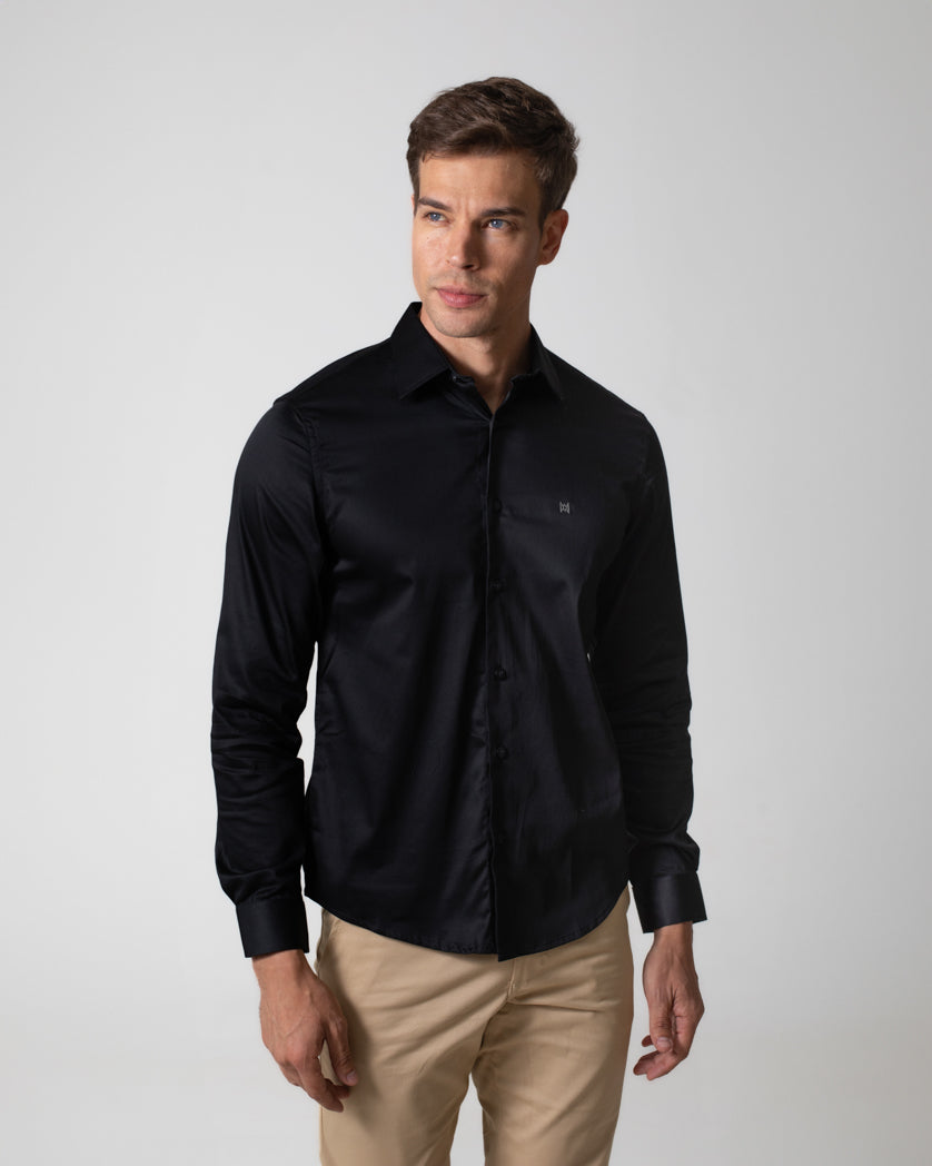 CAMISA MANGA LONGA BÁSICA