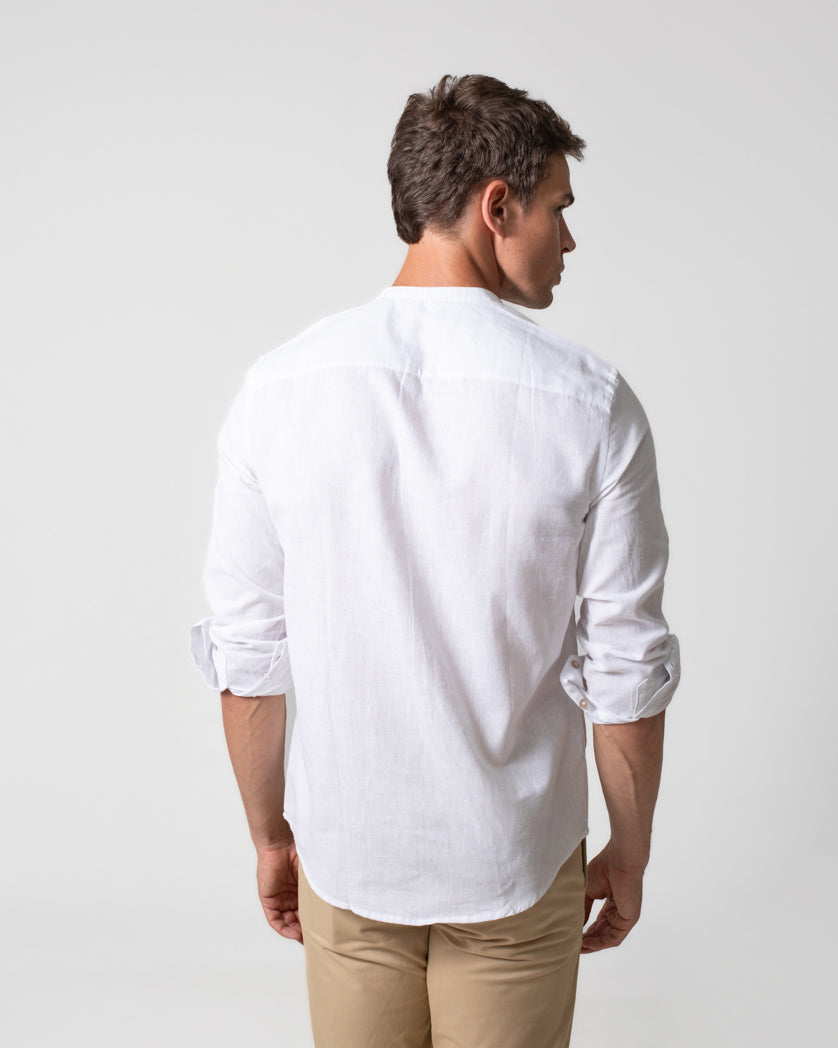 CAMISA MANGA LONGA BASICA LINHO
