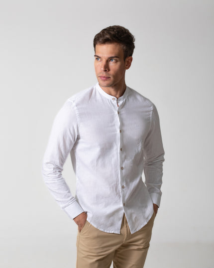 CAMISA MANGA LONGA BASICA LINHO