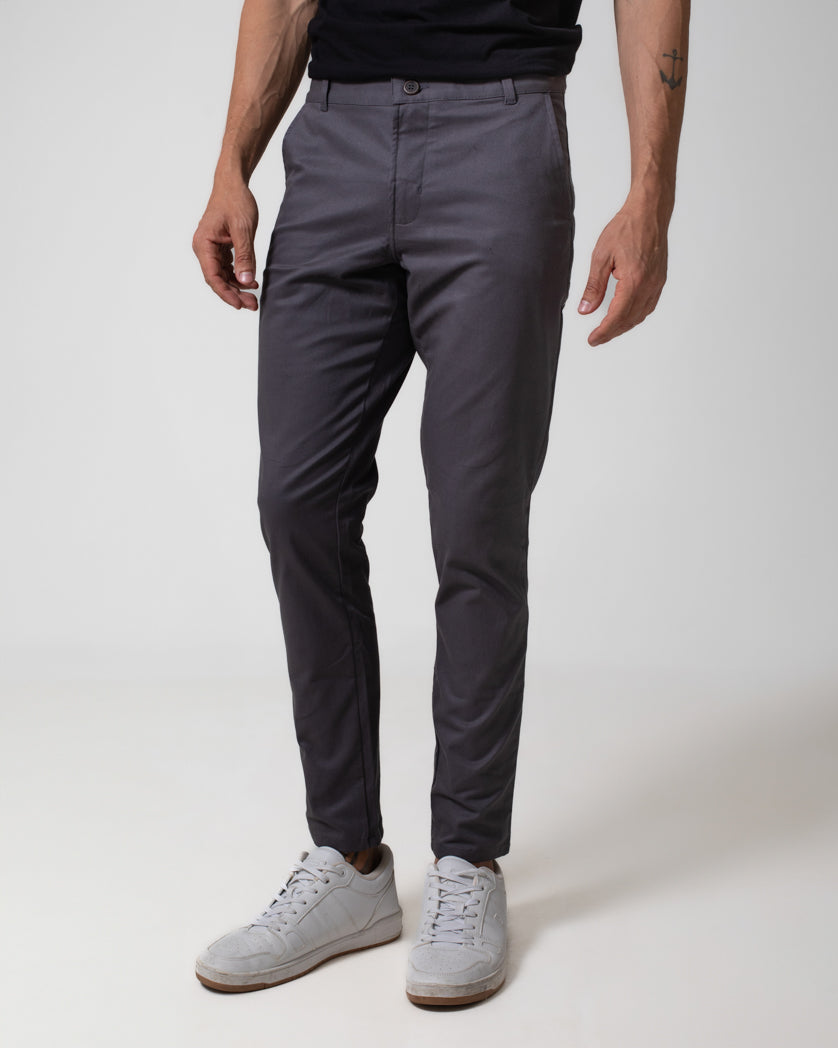 Calça Sarja Básica Bolso Faca Masculina