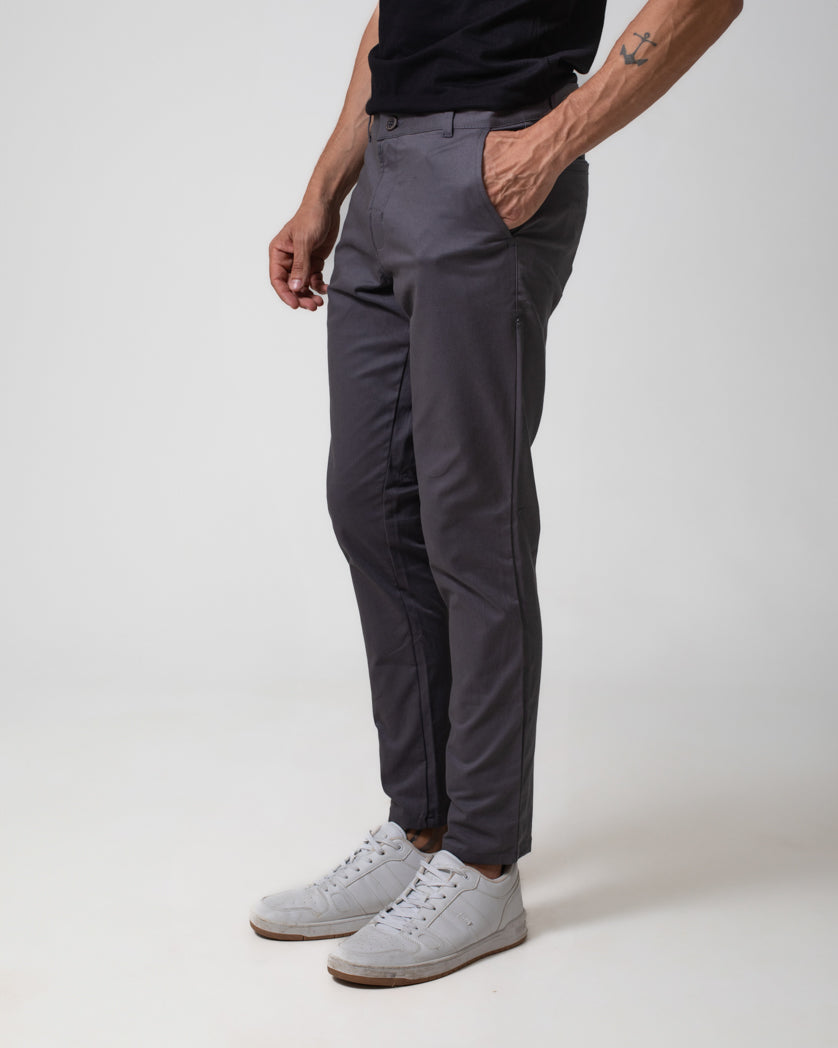 Calça Sarja Básica Bolso Faca Masculina
