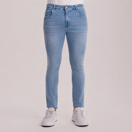Calça Jeans Masculina Slim Light Blue
