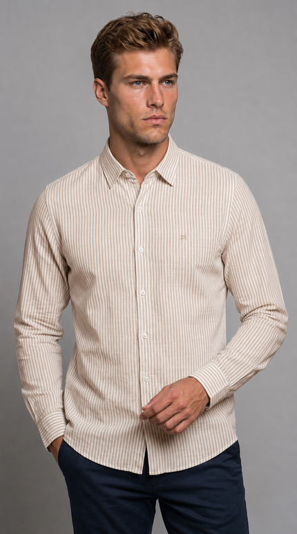 Camisa Manga Longa Biarritz Masculina Listrada