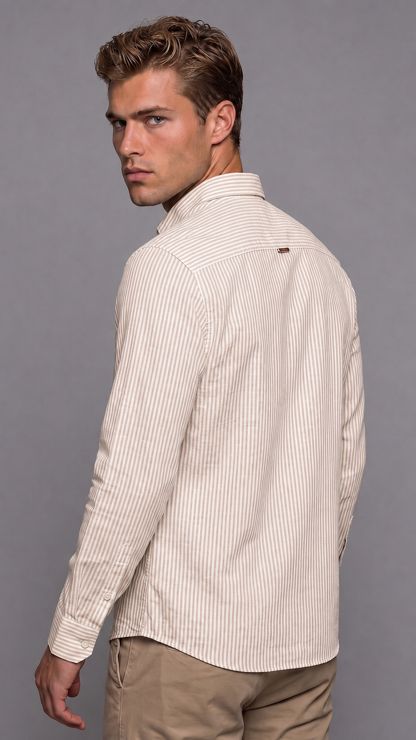 Camisa Manga Longa Biarritz Masculina Listrada