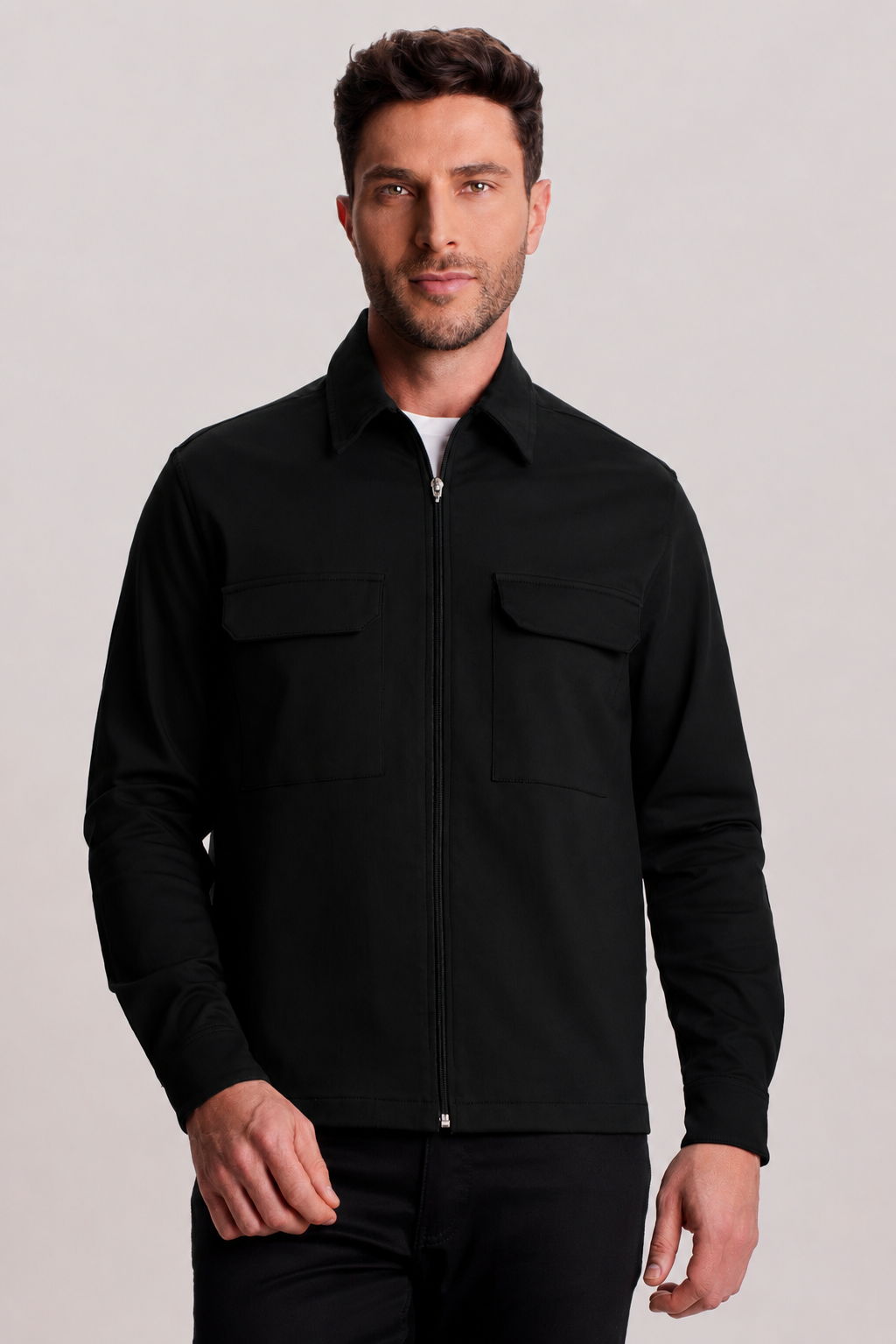 Jaqueta Masculina Compact Flex Preta Mioche