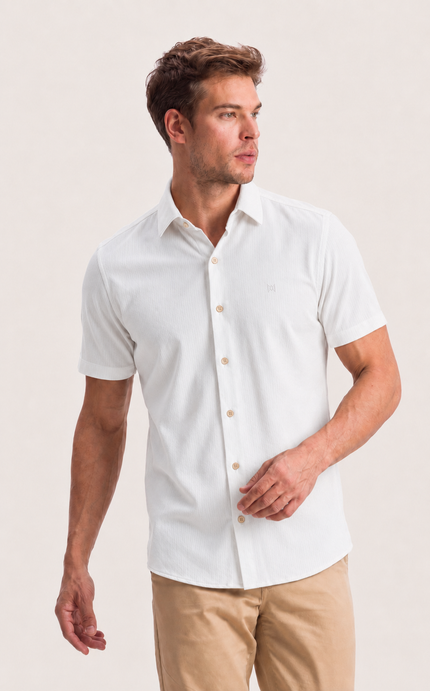 Camisa Manga Curta Ana Ruga