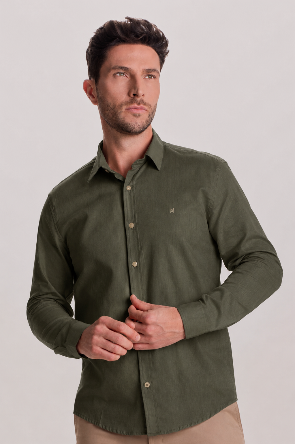 Camisa Masculina Manga Longa Lidel Mioche