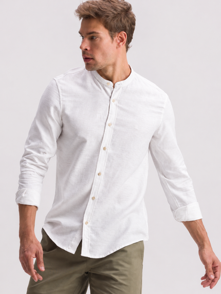 CAMISA MANGA LONGA MILAO EM LINHO