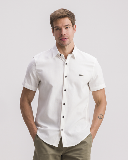 CAMISA MANGA CURTA FUSTAO