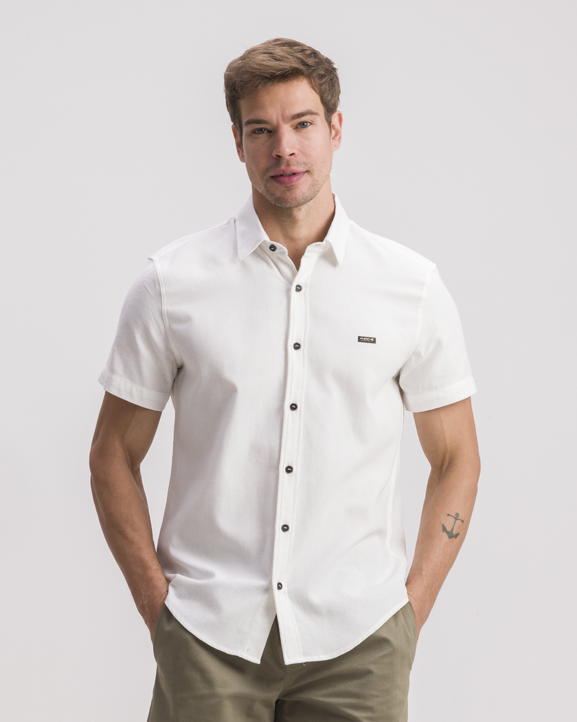 CAMISA MANGA CURTA FUSTAO