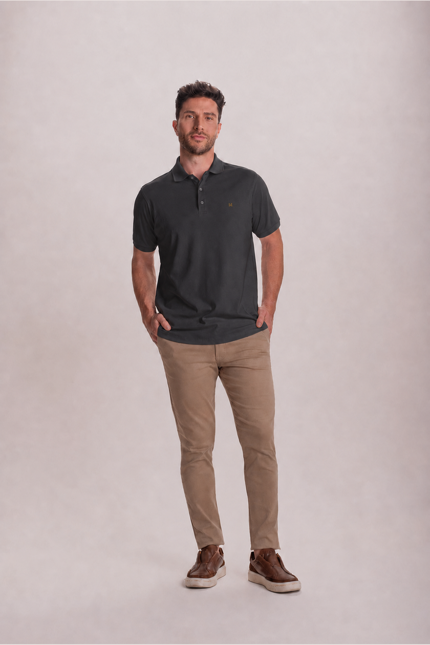 Polo Masculina Hermes Gold D+